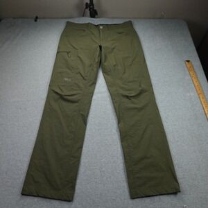 GameGuard Pants Mens 34x32 Olive Green Performance Outdoor Hiking Lightweight